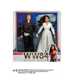 Barbie Collector Wonder Woman 1984 2-Doll Gift Set Diana Prince & Steve Trevor - Bild 1 von 6