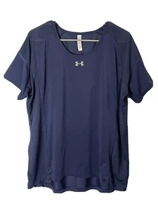 Under Armour Heatgear Men Short Sleeve Vented Athletic Shirt Baseball Size XL - Picture 1 of 12