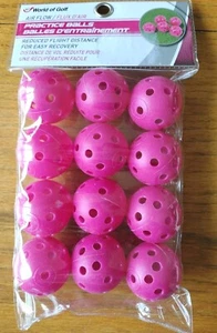 Jef World of Golf Übungsgolfbälle (12er Set) Neu - Bild 1 von 4