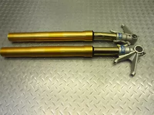 2010 09-11 Ducati Streetfighter 1098 1098S Ohlins Left Right Fork Tube Legs Bent - Picture 1 of 18