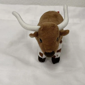 Juguetes de peluche Douglas Cuddle ZEB LONGHORN usado en excelente estado Texas Cow Bull - Imagen 1 de 10