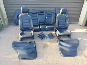 Mazda CX-5 Black Leather seats CX5 12-15 Set rear interior Heated Front - Picture 1 of 24