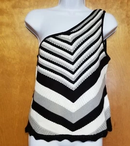 Candies Off One Shoulder Crochet Top ~ Juniors Large - Picture 1 of 7
