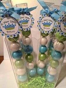 Baby Boy Shower- A New Prince Party Favor Gumball Candy