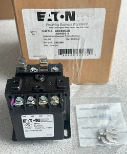 NEW EATON C0050E2B Control Transformer 50VA 240V X 480V Primary 24V Secondary - Picture 1 of 5