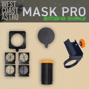 ZWO Seestar S50 - MASK PRO Extreme Bundle (Bahtinov, Dovetail, Dust Cap, Dew) - Picture 1 of 11