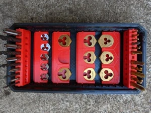 4 Stück Matrizenhalter für Milwaukee Packout Behälter *SCHWARZ* - Bild 1 von 4