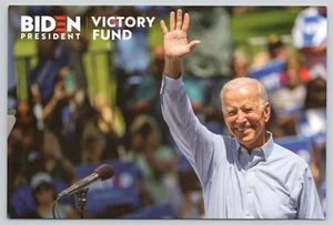 Postal Biden President Victory Fund 2020 American Politics Democracy - Imagen 1 de 2