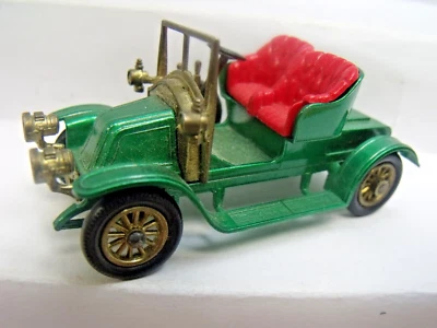 MATCHBOX YESTERYEAR LESNEY, Y-2, 1911 RENAULT 2-МЕСТНЫЙ, ЗЕЛЕНЫЙ, ОТЛИЧНОЕ СОСТОЯНИЕ, БЕЗ КОРОБКИ - Изображение 1 из 4