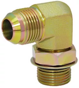 Adaptador JIC 20 Macho x SAE 16 Macho 90 Grados Codo 6801-20-16 9-6801-20-16 - Imagen 1 de 2