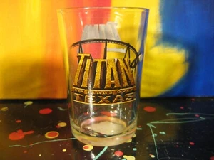 Titan Roller Coaster 2001 Six Flags Over Texas Souvenir Shot Glass - Picture 1 of 5