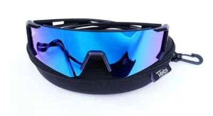 Velos™ Sport Sunglasses Polarized Mirrored TAC Lenses Baseball Cycling blk/blue - Picture 1 of 14