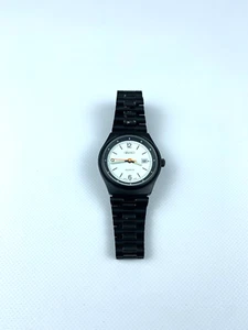 VTG Gigolo Swiss Made Watch Women's Quartz Date 30mm case Black Field Pilot READ - Bild 1 von 12