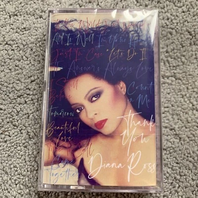 DIANA ROSS THANK YOU 2021 DECCA RECORDS AUDIO CASSETTE ALBUM NEW FACTORY SEALED - Image 1 of 2