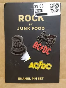 AC / DC Rock Icons Enamel Pin Set by Junk Food Nuevo - Imagen 1 de 1