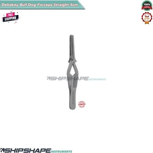 Debakey Bulldog Vascular Clamp Forceps Straight 2" Hemostatic Surgical Clamp - Picture 1 of 6