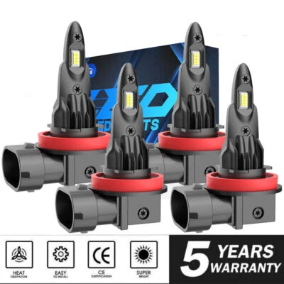Bombillas de haz de faros LED 4x para Buick Encore Base Sport Utility 4 puertas 1,4 L 2021 Foto 1 de 4