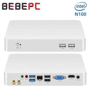 Desktop Mini PC with Inter N100 DDR4 M.2 NVME Support Windows10 LINUX Office - Picture 1 of 17