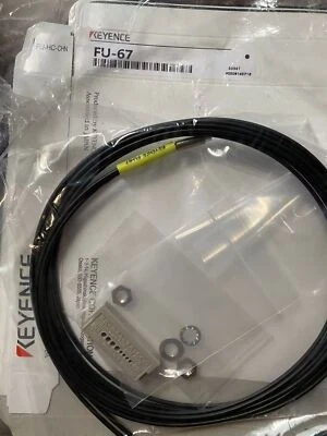 1PC Keyence FU-67 Fiber Optic Sensor FU67 Digital Fiber Unit New In Box