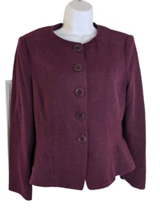 Nanette Lepore, women's jacket, ruby red, size L - Picture 1 of 3