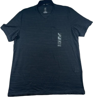 International Concepts Shirt Mens size Medium Gray  Eco Fabric Repreve New Vneck - Image 1 of 4