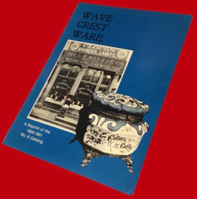 Wave Crest Ware КНИГА Каталог 6 1900 1901 Перепечатка Автор Подписанный Grimmer - Изображение 1 из 4
