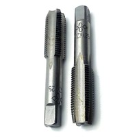 2* High Speed Steel Taper Plug Tap Right Hand Thread M20x1mm Pitch Tools Set Kit