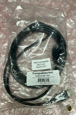 COMPREHENSIVE USB2-AA-MF-15ST - 15FT USB2.0  EXTENSION CABLE - Image 1 of 3