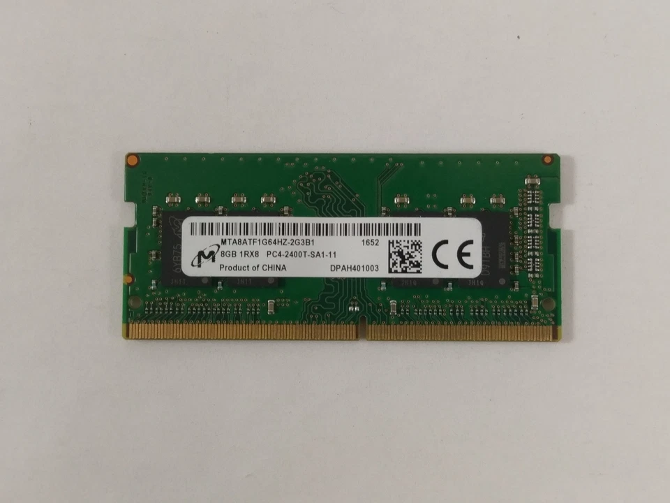 SAMSUNG MICRON HYNIX 8GB DDR4 PC4-19200 2400mhz 260-Pin LAPTOP Sodimm MEMORY RAM - Image 1 of 1