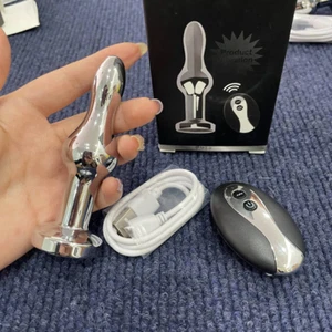 Metal Steel G-spot Anal Butt Plug Prostate Massager Adult Sex Toys for Men Women - Picture 1 of 20