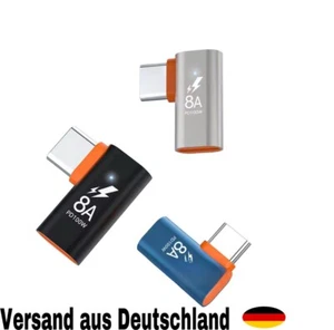USB-C zu iOS Adapter – 90° Winkel | PD100W | 8A Schnellladung & Daten - Bild 1 von 14