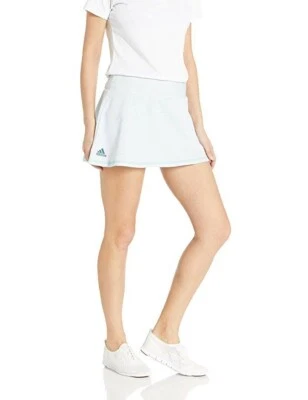 adidas Women's Parley Skirt White/Blue Stripe Tennis DP0269 Size XL - Image 1 of 3