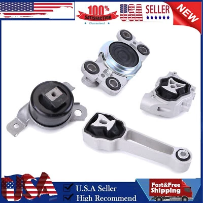 4PCS Motor & Trans Mount Kit For Volvo XC60 S80 XC70 S60 V60 V70 2007-2016 Foto 1 de 4
