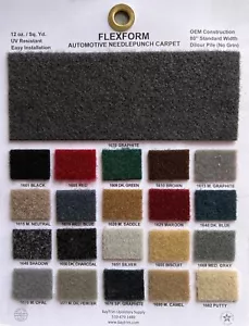 80” FlexForm 12oz Carpet 100% Polypropylene Made In USA - Picture 1 of 40
