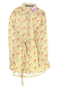 miss here+there by C&A blouse Print with Belt 158 multicolor NEW - Bild 1 von 2