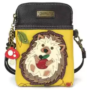 NUEVO BOLSO BANDOLERA CHALA AMARILLO MOSTAZA ERIZO TELÉFONO CELULAR CORREA AJUSTADA - Imagen 1 de 4
