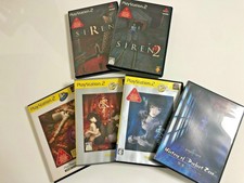 PS2 SIREN 1 & 2 Fatal Frame Zero game set Playstation 2 Kurosawa Report DVD