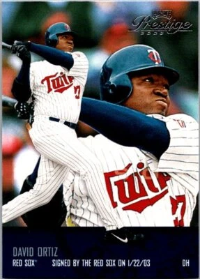 Playoff Prestige #44 2003 David Ortiz casi nuevo-como nuevo Foto 1 de 2