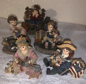 Yesterdays Child The Dollstone Collection - Lot of 5 Gorgeous Figurines - Picture 1 of 11