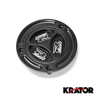 Black Keyless Gas Cap Logo Twist Off Fuel Tank Cap For 2004-2009 Suzuki GSXR750 - Picture 1 of 2