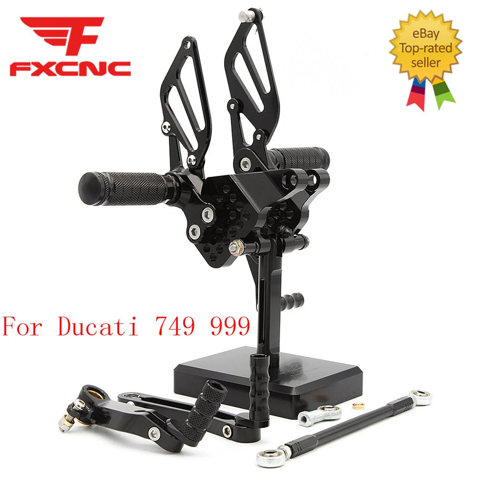 Juego de estriberas traseras CNC para Ducati 749 999 GP pedales cambio trasero motocicleta Foto 1 de 4
