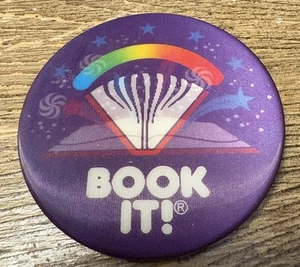 Book It! Pizza Hut Leseprogramm 1988 linsenförmig holografisch 3" Pinback Button - Bild 1 von 3