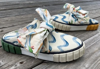 Zapatillas sin cordones FARM RIO Copacabana para mujer 7,5 mula tela lazos Foto 1 de 4