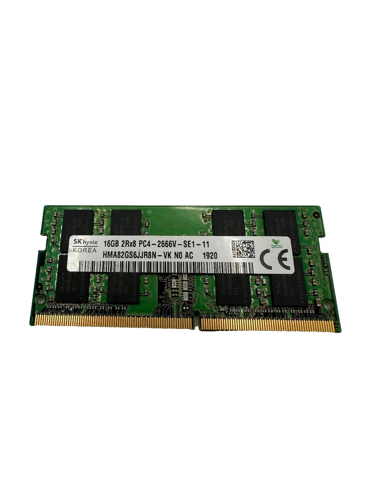 SK Hynix 16GB (1x16GB) 260 Pins 2666 MHz DDR4   SODIMM RAM Module - Image 1 of 1
