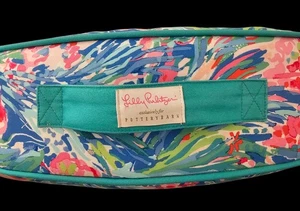 Lilly Pulitzer x Pottery Barn 24" Boden Pool Kissen Kissen rund Indoor Outdoor - Bild 1 von 7