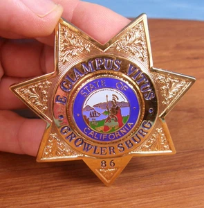 EXRARE Vintage E CLAMPUS VITUS  GROWLERSBURG Chapter 86 Clamper Badge Blackinton - Picture 1 of 8