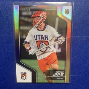 Tarjeta SSP paralela lámina amarilla Warren Jeffrey 2024 PLL Lacrosse 23/49 #25 - Imagen 1 de 1