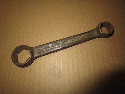 Llave de extremo de caja doble vintage Indian Motorcycles #2 Foto 1 de 4