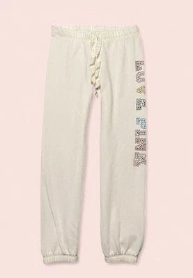 罕见 Victorias Secret 水钻 Love 粉色运动裤 — 第 1/4 张图片