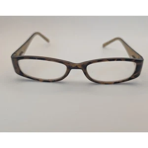 Foster Grant Tortoiseshell Rectangular Eyeglass Women’s Plastic Brown Reader - Picture 1 of 4